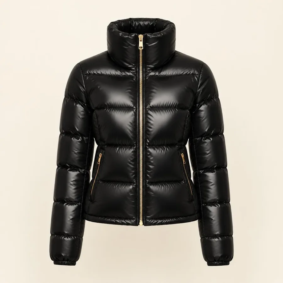 Jaqueta Puffer Black Gold